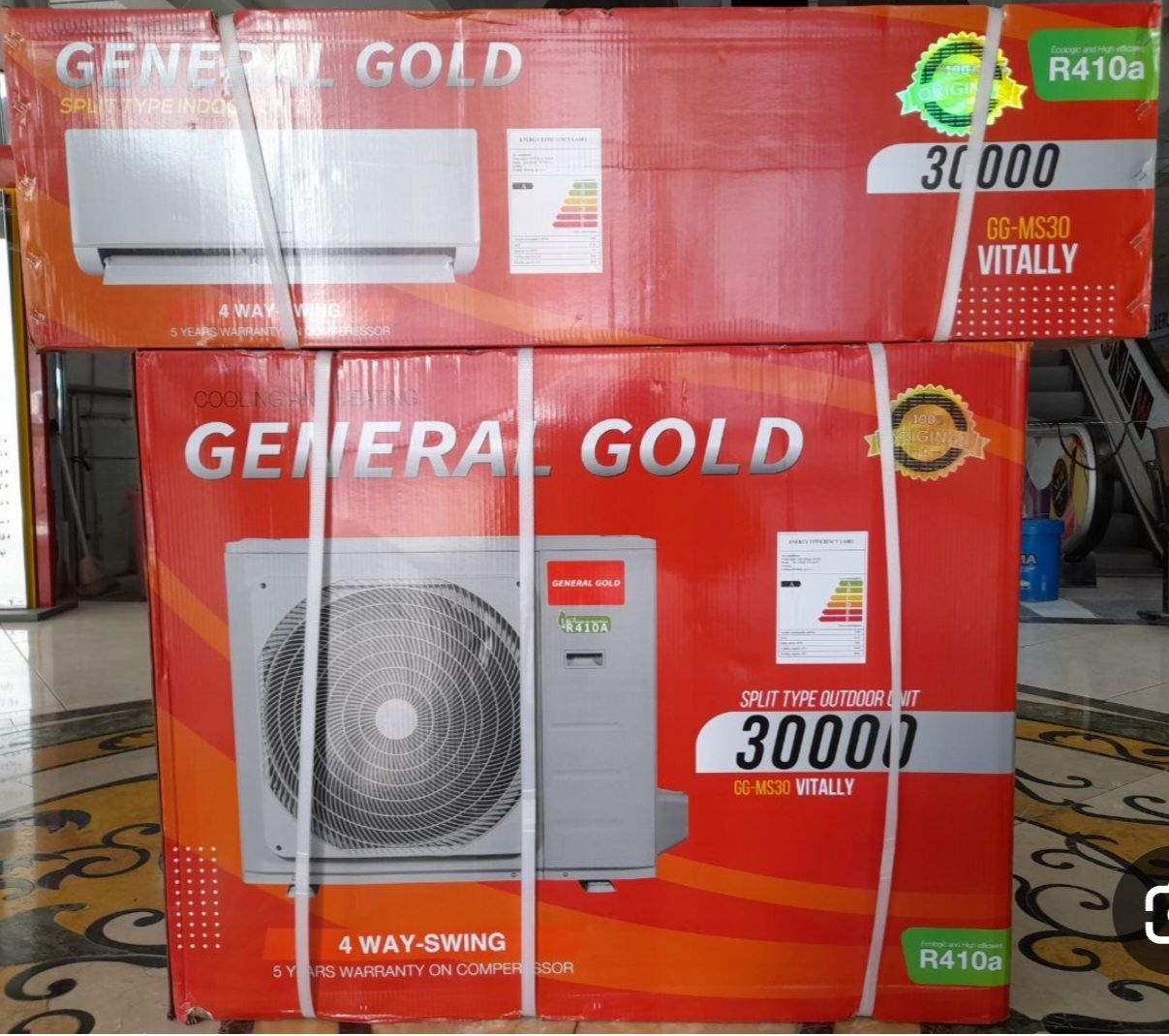  کولر گازی30000جنرال گلد مدلGG-MS30 