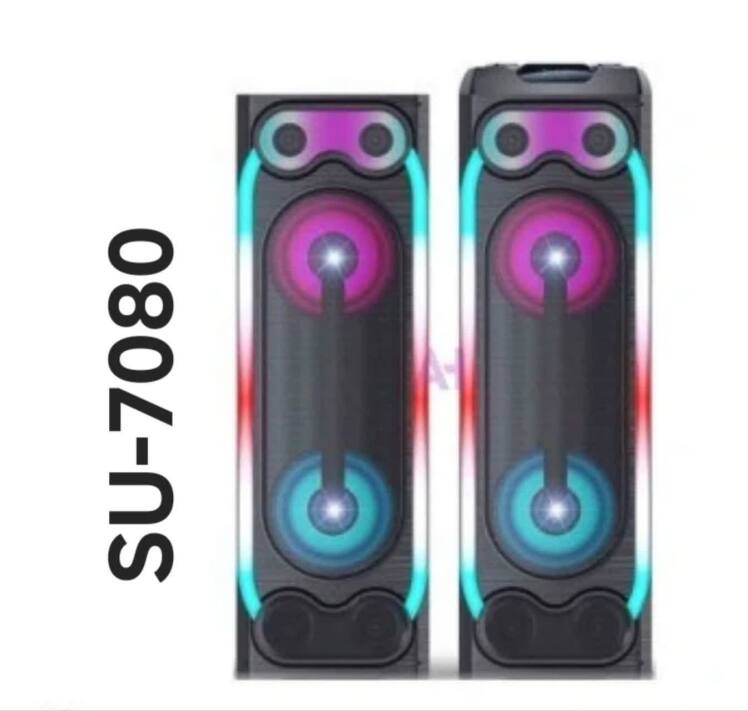 اسپیکر جفتی سونیا مدل SU-7080 با طراحی شیک و کیفیت صدای بالا ، مناسب برای استفاده در محیط های خانگی و حرفه ای 