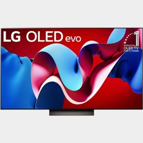  تلویزیون ال جی OLED EVO C4 سایز 55 اینچ ، با وضوح 4K UHD ، نرخ تازه سازی 144 هرتز ، پردازنده A9 AI نسل 7 